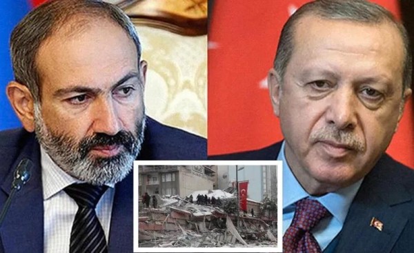 После многолетней вражды Армения помогает Турции – Пашинян поговорил с Эрдоганом и направляет спасателей в пострадавший от землетрясения регион