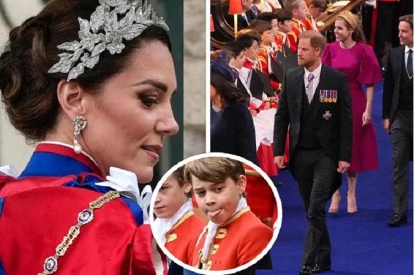 Грустный Гарри, озорник Джордж и Кейт Миддлтон в королевском стиле - яркие моменты коронации (фото) Грустный Гарри, озорник Джордж и Кейт Миддлтон в королевском стиле - яркие моменты коронации (фото)