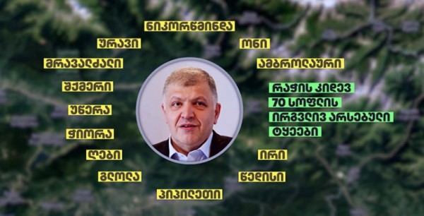 Приостановлен процесс передачи лесных угодий Рачи бизнесмену Давиду Хидашели