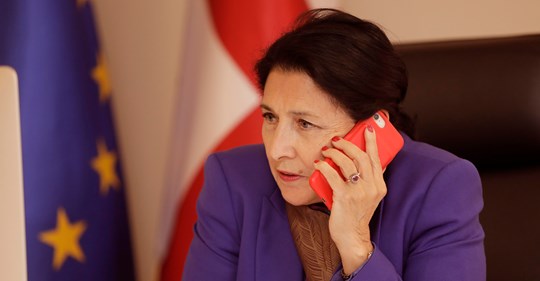 В “Грузинской мечте” решили не называть Саломе Зурабишвили президентом В “Грузинской мечте” решили не называть Саломе Зурабишвили президентом