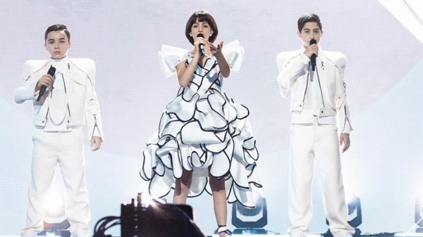 Конкурсанты из Грузии прошли первую репетицию на сцене "Детского Евровидения"