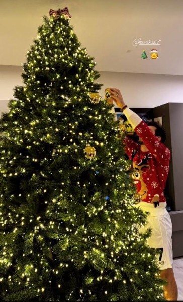 Грузинские звезды, уже нарядившие елку – новогодние приготовления Хвичи Кварацхелия, Софо Нижарадзе, Шорены Бегашвили и других (фото)