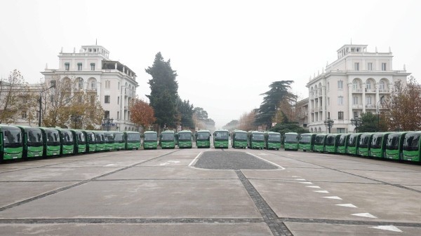 Новые автобусы будут обслуживать пассажиров в регионах Грузии