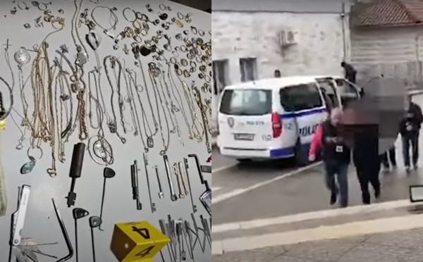 На границе Албании и Греции задержали граждан Грузии с украденными драгоценностями