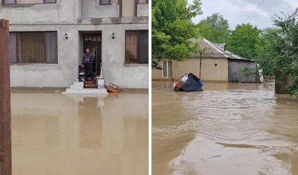 «Есть места, где люди остаются в домах и просят о помощи...» - Стихия в Марнеули: в результате сильного дождя затопило улицы и дома (фото)