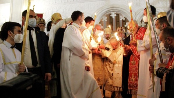 Илия Второй призвал верующих усилить молитвы за Грузию Илия Второй призвал верующих усилить молитвы за Грузию