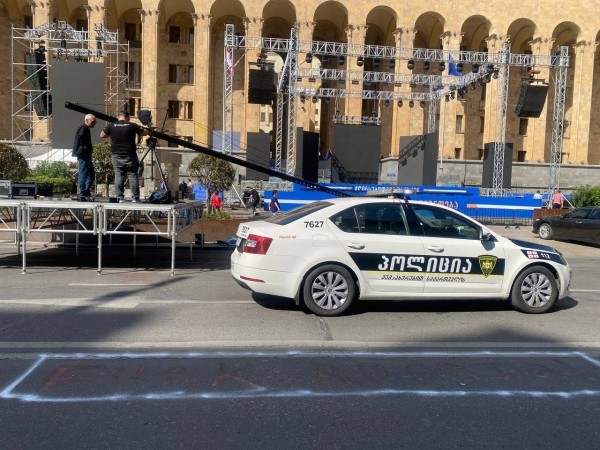 В парламенте Грузии снова вводят желтый уровень безопасности из-за закона об иноагентах