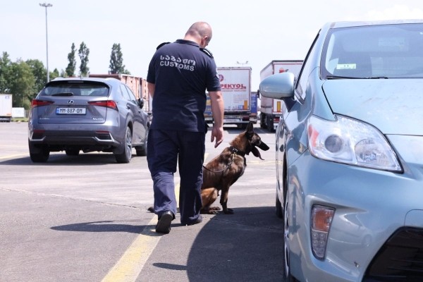 Грузинская таможня взяла на работу четырех собак для борьбы с контрабандной сигарет Грузинская таможня взяла на работу четырех собак для борьбы с контрабандной сигарет
