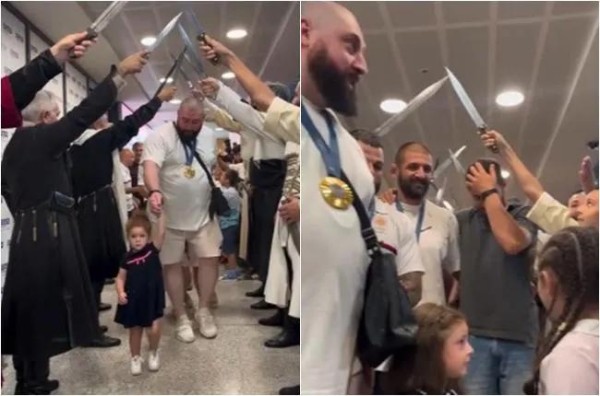 Лаша Талахадзе, Гено Петриашвили и Гиви Мачарашвили вернулись с Олимпиады – встреча в аэропорту (фото, видео) Лаша Талахадзе, Гено Петриашвили и Гиви Мачарашвили вернулись с Олимпиады – встреча в аэропорту (фото, видео)