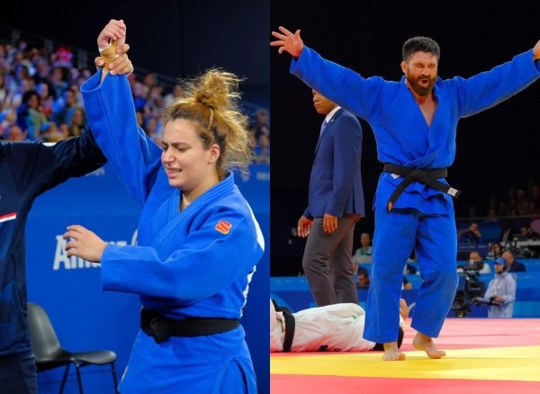 Супруги из Грузии завоевали медали на паралимпийском турнире по дзюдо в Париже