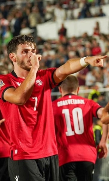 Сумасшедшая игра, забитые голы и остававшийся без дела «Мамарда» – грузины разгромили чехов