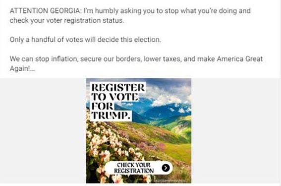 Предвыборный штаб Трампа перепутал горы Сванети со штатом Джорджия