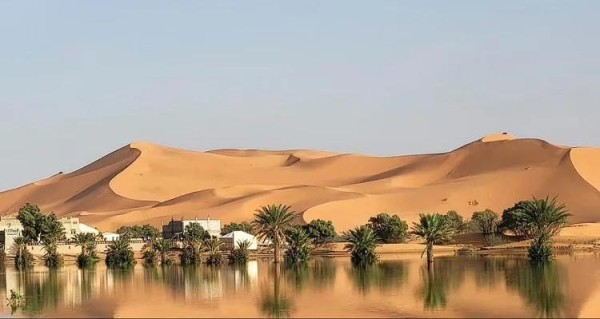 Часть Сахары затопило - фото самой сухой пустыни на Земле, где редкие осадки создали невероятные пейзажи Часть Сахары затопило - фото самой сухой пустыни на Земле, где редкие осадки создали невероятные пейзажи