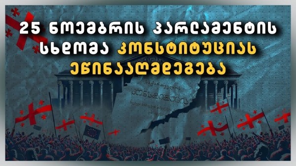 «Международная прозрачность» заявила о грубом нарушении парламентом Конституции Грузии
