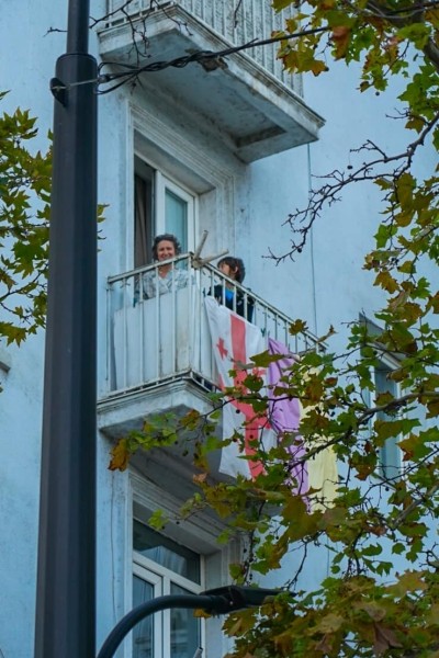 Акция с требованием проведения новых выборов завершилась в Тбилиси