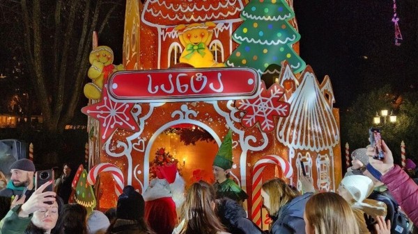 Новогодняя деревня в Тбилиси – праздник на фоне протеста