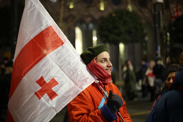 В 10 городах Грузии отметят месяц проевропейских протестов акцией «Цепь единства»