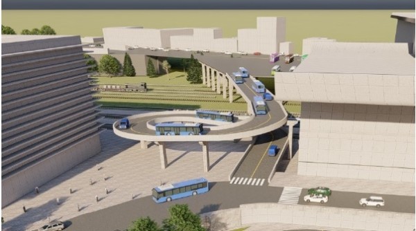 Вокзальную площадь и проспект Дадиани соединит мост — как будет выглядеть новая эстакада