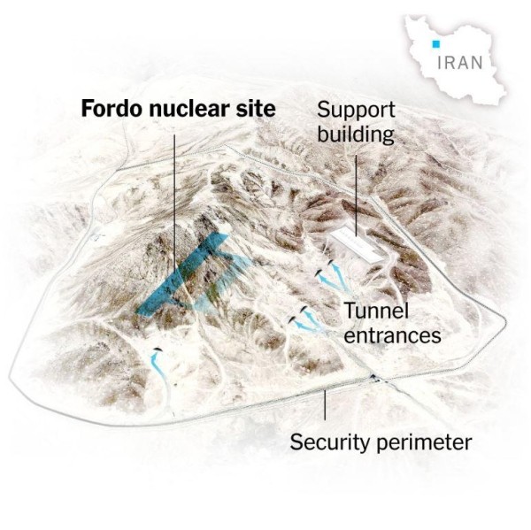«Только у США есть бомба, способная его уничтожить» — Секретный и суперзащищенный: что мы знаем о ядерном объекте Фордо - ключевой цели Израиля «Только у США есть бомба, способная его уничтожить» — Секретный и суперзащищенный: что мы знаем о ядерном объекте Фордо - ключевой цели Израиля