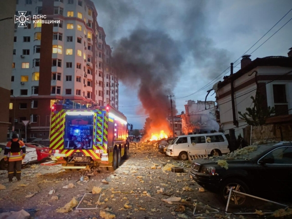 В результате атаки на Киев погибло 4 человека, среди них 12-летняя девочка – тяжелые кадры