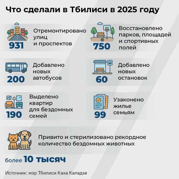 Что сделали в Тбилиси в 2025 году?