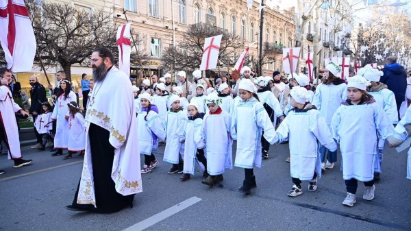 Рождественское шествие "Алило" в Тбилиси: в схему движения транспорта внесены изменения