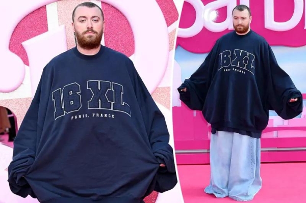 Сэм Смит на премьере «Барби» в наряде от Vetements Гурама Гвасалия — на этот раз удивляет мир необычным стилем второй Гвасалия (фото)